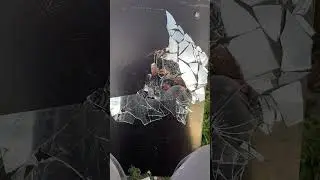 Making a broken mirror art piece ￼