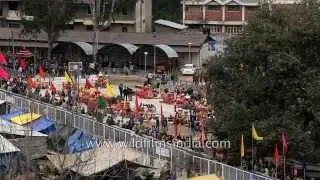 Aerial view of Mandi - Himachal Pradesh