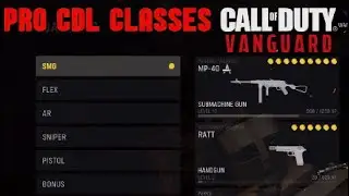 CDL CLASSES VANGUARD - PRO LOADOUTS