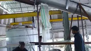 SCREW CONVEYOR 17 METER OUTLET TRIAL