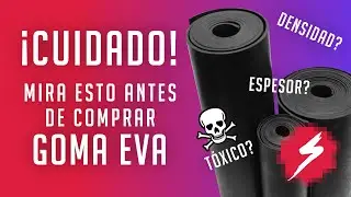 GOMA EVA / Foami: entendiendo la DENSIDAD, el GROSOR y la...TOXICIDAD? || #GomaEVA || Sekkei Cosplay
