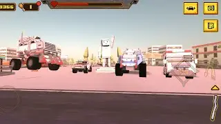 BLOCKAPOLYPSE Zombie Shooter - Full Game Presentation - Revealing all Map and Vehicles