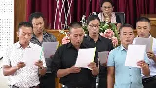 Serve the Lord with gladness by kumlong Baptist Church Choir (male voice)