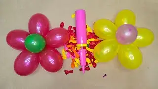 Satisfying ASMR Mini Balloon Pops 🌸🎈 Flower Making Therapy