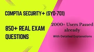 Updated CompTIA Security+ (SY0-701) Questions 2026: Syllabus Aligned