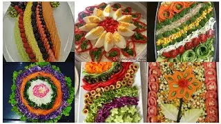 Tasty and beautiful salad decorations ideas/different styles salad decorations ideas#viral#2025 