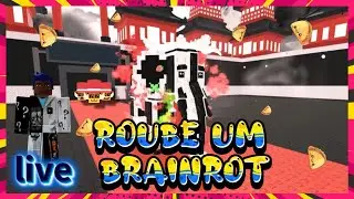 🔴ROUBE UM BRAINROT🔴-🔴BORA PVP MEDUSA E TACO🔴#roblox #short #live#roubeumbrainrot #brainrot
