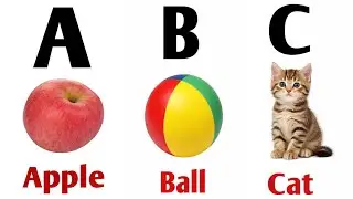 A for Apple B for Ball, Nursery Rhymes, Kids Song, Alphabet Song, ABC Song #abcd 