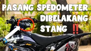 CARA PASANG BREKET SPEDOMETER DI BELAKANG STANG - YAMAHA WR 155 SUPERMOTO
