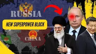 The rising Superpowers of Asia | Iran Russia & China | 3D Map Animation