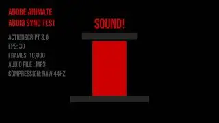 Adobe Animate MP3 Audio Progressive Desync Issue for Longer Animated Scenes
