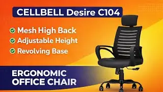 best office chair for work from home 2026. || cellbell office chair review and comfort test