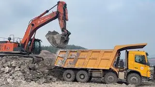 Heavy Machine Transport ||🚫Overburden Mining Equipments🚷 || #excavator #truck #mining 
