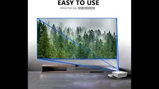 Mini LED Cutting Edge Smart Projector || Featuring with LCD Projection Technology