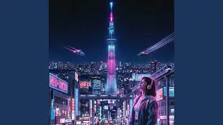 Tokyo Skytree Night City Pop