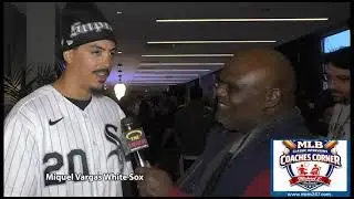 Miquel Vargas White Sox 3rd Baseman at Sox Fest