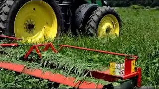 Meneguzzo LOP120 Weed Trimmer  with rear attachment for organic farming