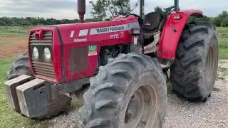 Trator Massey Ferguson 275 Advanced 4x4 com Capota. Vai no Leil&atilde;o. #trator #leilao #masseyferguson