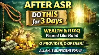 After Asr Recite This 3-Day Wazifa | Ya Razzaq Ya Fattah | Rizq, Wealth & Victory Will Pour In