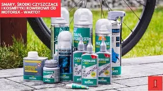 Smary do łańcucha, środki czyszczące i kosmetyki rowerowe Motorex - plusy, minusy, wrażenia