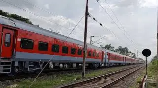22940 Bilaspur Hapa Exp Inaugural LHB Run