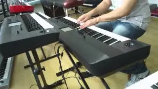 KORG KROME 88 , PIANOS DEMO ,  NA CLASSIC KEYBOARDS