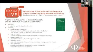 Reproductive Ethics and Public Philosophy: A Symposium Marking Mary Warnock's Centenary | APA Live