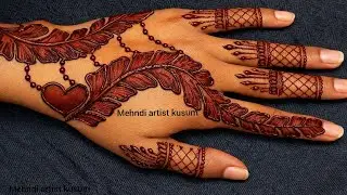 Very Simple Arabic Mehndi Design||New Mehndi Design Easy||Mehndi Ki Designs||Mehndi Design||Mehendi