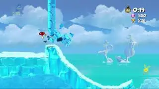 Rayman Origins | Polar Pursuit Speedrun in 0:57