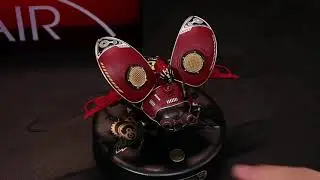 ROKU Model Kit Mechanical Puzzles Scout Beetle, 3D Metal Steampunk Bettles