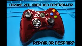 Chrome Red Xbox 360 Controller With D-Pad Issues - Repair Or Despair?