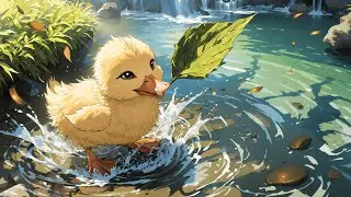 The Kitten and the Duckling Who Chased the Flying Leaf | Fun Adventure Story for Kids Ages 6-10