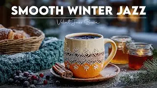 Smooth Winter Coffee Jazz 🎵☕ Cozy Bossa Nova Piano for Snowy Mornings, Relaxation & Productivity
