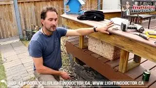 DIY Landscape Lighting Installation - Hardscape Lights