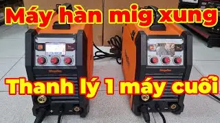 Thanh lý máy hàn mig xung bãi nội địa dòng cao cấp MIG-200DP xung đơn, xung đôi giá:6tr5