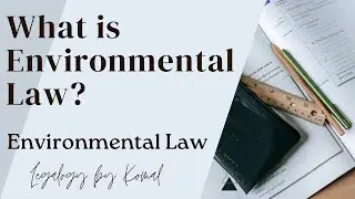 Understanding Environmental Law | Scope of Environmental Law | Indian Environmental Law