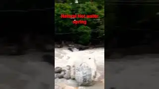 Natural Hot water spring #manikaran #Parvati#river