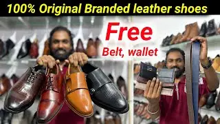 Free Belt & Wallet | Original Big Branded Leather Shoes in Chennai | Diwali Offer | Vimals lifestyle
