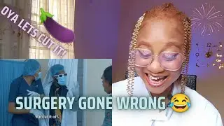 Student doctor reacts to Dr Shaggi and Nurse Kie kie Medical skit Ft James Brown