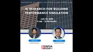 AI Research for Building Performance Simulation