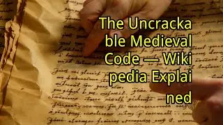 The Uncrackable Medieval Code - Voynich manuscript - Wikipedia Explained #curiosity #story
