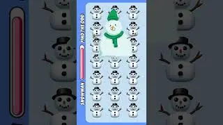 Emoji MINI #emojichallenge #youtubeshorts #shorts #fyp #snowman