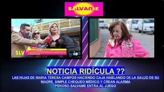 Alarmante noticia?. MARIA TERESA CAMPOS EN EL HOSPITAL. Humo?. Como hacer caja de un familiar