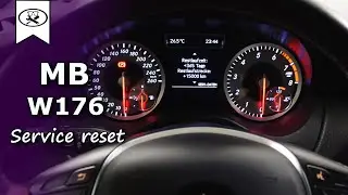 Mercedes W176 A180 Service zur&uuml;cksetzen | service reset | VitjaWolf | Tutorial | HD