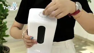 T-BOT LITE, AUTOMATIC CONTACTLESS TEMPERATURE SCANNER AND SANITIZER DISPENSER C/W TRIPOD STAND