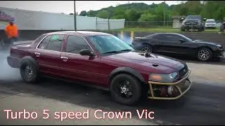 Entering a No Prep Stick Shift race with a Turbo Crown Vic