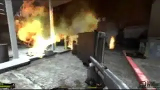 Left 4 Dead Beta: Warehouse War Gameplay