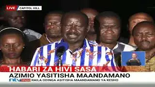 Raila, Azimio call off demonstrations