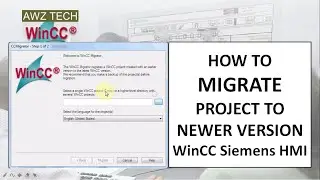 PROJECT MIGRATION WinCC Siemens HMI
