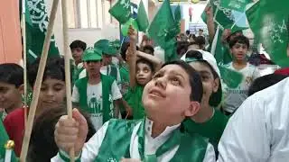 تغطيات فعاليات اليوم الوطني ٨٩ بمدرسة حلة محيش الابتدائية